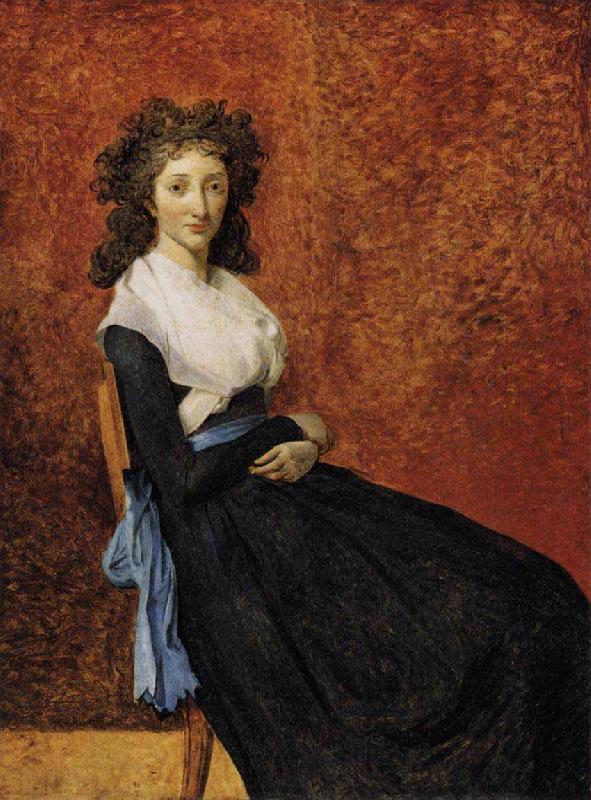 Jacques-Louis David Portrait of Madame Marie Louise Trudaine Spain oil painting art